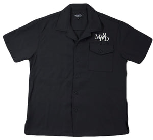 MTV8D Bowling Shirt - Black - Get Motivated Clothing