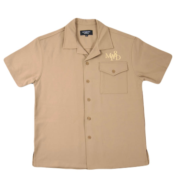 MTV8D Bowling Shirt - Brown - Get Motivated Clothing